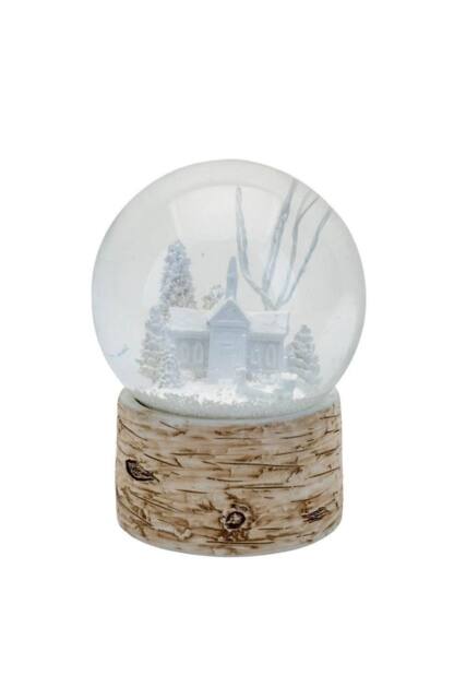 KDMD Tree & Birch Snow Globe 10cm in Clear - image 1