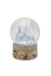KDMD Tree & Birch Snow Globe 10cm in Clear - thumbnail 2