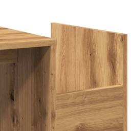Berkfield Home Durable Coffee Table Artisian Oak 90x45x35 cm Engineered Wood in Brown - Size: 90 x 45 x 35 cm - thumbnail 7