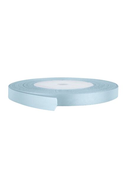 Neel Blue Double Sided Satin Polyester Ribbon Roll, 10mm x 25 Metres in Light Blue - image 1