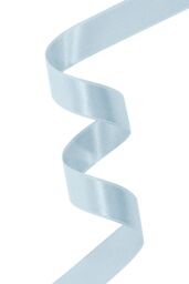 Neel Blue Double Sided Satin Polyester Ribbon Roll, 10mm x 25 Metres in Light Blue - thumbnail 4