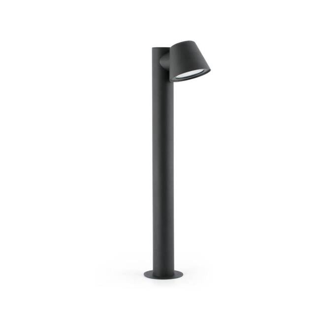 Netlighting Gina 1 Light Outdoor Bollard Light Dark Grey IP44 GU10 - image 1