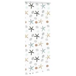 Berkfield Home Shower Roller Blind with Cassette 110x240 cm Fabric Width 106 cm in White - thumbnail 1