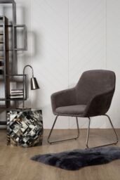 Orsina Sleek Silver Table Lamp, Slim Modern Desk Light For Home Office, Functional & Stylish Lighting Accent - thumbnail 2