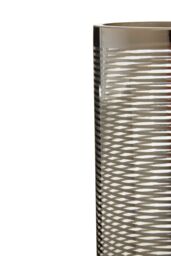 Orsina Raya Small Cylinder Glass Vase in Silver - thumbnail 5