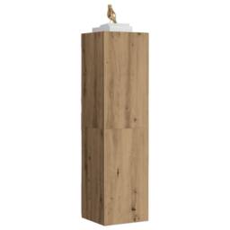Berkfield Home TV Cabinet Artisan Oak 30.5x30x110 cm Engineered Wood in Brown - thumbnail 1
