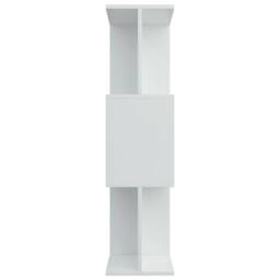 Berkfield Home Book Cabinet/Room Divider White 80x24x96 cm Engineered Wood - Size: 80 x 24 x 96 cm - thumbnail 7