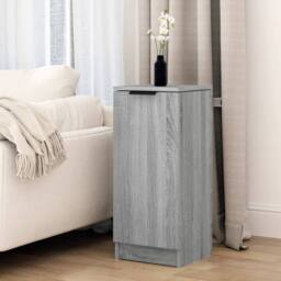 Berkfield Home Sideboard Grey Sonoma 30x30x70 cm Engineered Wood - Size: 30 x 30 x 70 cm - thumbnail 2