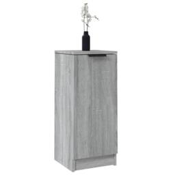 Berkfield Home Sideboard Grey Sonoma 30x30x70 cm Engineered Wood - Size: 30 x 30 x 70 cm - thumbnail 5