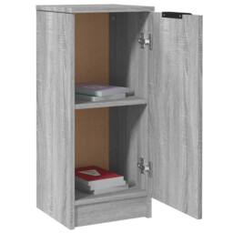 Berkfield Home Sideboard Grey Sonoma 30x30x70 cm Engineered Wood - Size: 30 x 30 x 70 cm - thumbnail 4