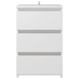 Berkfield Home Bed Cabinets 2 pcs White 40x35x62.5 cm Engineered Wood - thumbnail 4