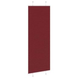 Berkfield Home Pleated Blind Bordeaux Red 80x200 cm Fabric Width 79.4 cm Polyester - thumbnail 4