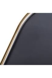 Living and Home Modern Arched Wall Mirror with Aluminum Alloy Frame, 40cm W x 60cm H in Gold - Size: 40 cm W x 60 cm H - thumbnail 6