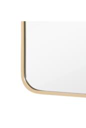 Living and Home Modern Arched Wall Mirror with Aluminum Alloy Frame, 40cm W x 60cm H in Gold - Size: 40 cm W x 60 cm H - thumbnail 5