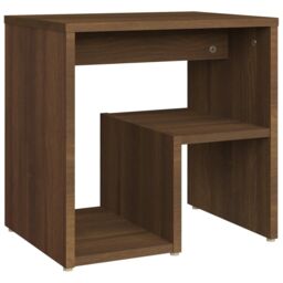 Berkfield Home Bed Cabinets 2 pcs Brown Oak 40x30x40 cm Engineered Wood - Size: 40 x 30 x 40 cm - thumbnail 3