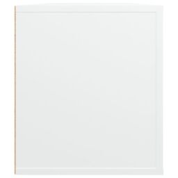 Berkfield Home TV Cabinet White 100x35x40 cm Engineered Wood - Size: 100 x 35 x 40 cm - thumbnail 7