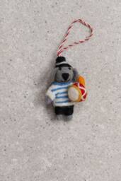 Lily & Me Musical Gent Felt Friends Christmas Tree Decoration - thumbnail 2