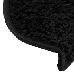 Berkfield Home Stair Mats 10 pcs 65x21x4 cm Black - Size: Medium - thumbnail 7
