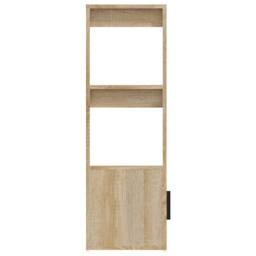 Berkfield Home Sideboard Sonoma Oak 80x30x90 cm Engineered Wood in Brown - Size: 80 x 30 x 90 cm - thumbnail 8