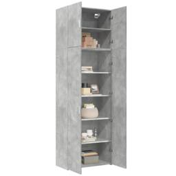 Berkfield Home Highboard Concrete Grey 80x42.5x249 cm Engineered Wood - thumbnail 3