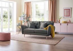 The Great Sofa Company Ailis Medium Sofa Faro Slate in Dark Grey - thumbnail 1
