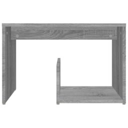 Berkfield Home Side Table Grey Sonoma 59x36x38 cm Engineered Wood - Size: 59 x 36 x 38 cm - thumbnail 4