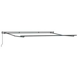 Berkfield Home Manual Retractable Awning Anthracite & White 400x300 cm in Black - thumbnail 5