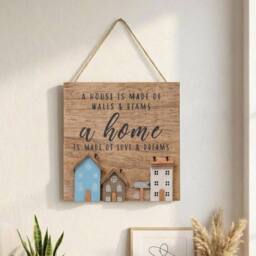 Garden Greatness Hanging Wooden Love Home Sign - Size: 1 Pack - thumbnail 1