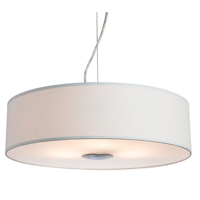 Netlighting Madison 3 Light Round Ceiling Pendant Cream E27