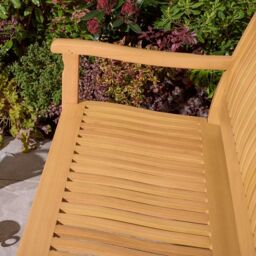 Rowlinsons 1.2m Farnham Bench - Timber - L72 x W124 x H87 cm in Brown - thumbnail 6