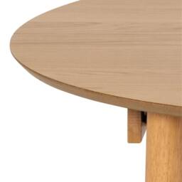Wyld Haus Novi Sad Natural Oak Effect Round Extending Dining Table - thumbnail 7