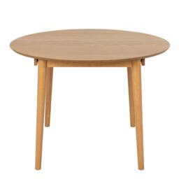 Wyld Haus Novi Sad Natural Oak Effect Round Extending Dining Table - thumbnail 5