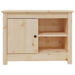 Berkfield Home TV Cabinet 70x36.5x52 cm Solid Wood Pine in Brown - thumbnail 6