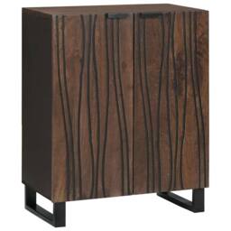 Berkfield Home Sideboard 60 x 33.5 x 75 cm Made from Solid Mango Wood in Brown