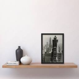 "Artery8 New York City view Alfred Stieglitz Framed Wall Art Print in Grey - Size: W12"" x H16""" - thumbnail 4