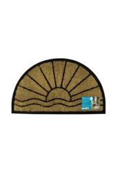 JVL Comfort Halfmoon Coir Tuffscrape 40x70cm Sunset in Natural - Size: 40 cm x 70 cm - thumbnail 6