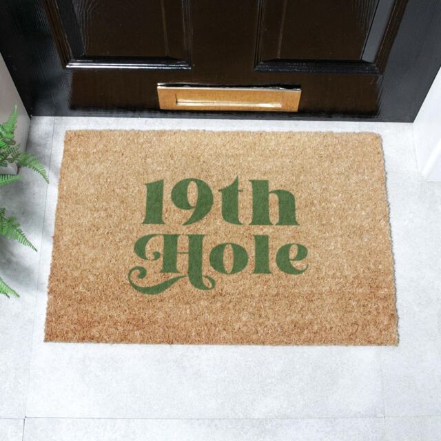 Artsy Mats 19th Hole Doormat (60 x 40cm) in Brown - Size: 40 cm x 60 cm - image 1