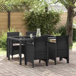 Berkfield Home Garden Chair Set of 4 Anthracite, Taupe Polypropylene Resin