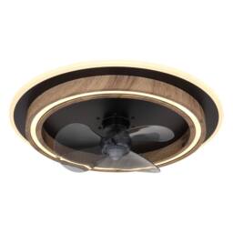 Netlighting Bozan Ceiling Fan Black 3 Blade LED Dimmable 2700-6500K Remote - thumbnail 4