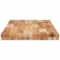 Berkfield Home Table Top 140x40x4 cm Rectangular Solid Wood Acacia in Brown - Size: 140 x 40 x 4 cm - thumbnail 6