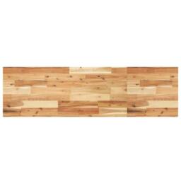 Berkfield Home Table Top 140x40x4 cm Rectangular Solid Wood Acacia in Brown - Size: 140 x 40 x 4 cm - thumbnail 1