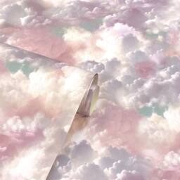 Arthouse Vanilla Skies Wallpaper in Dusty Pink - thumbnail 2