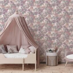 Arthouse Vanilla Skies Wallpaper in Dusty Pink - thumbnail 4