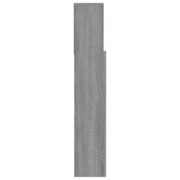 Berkfield Home Headboard Cabinet Grey Sonoma 180x19x103.5 cm - thumbnail 4