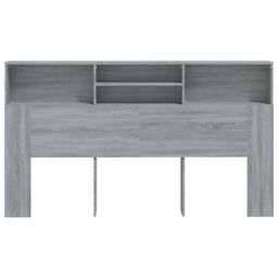 Berkfield Home Headboard Cabinet Grey Sonoma 180x19x103.5 cm - thumbnail 3