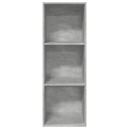 Berkfield Home Bookcase Concrete Grey 40x30x114 cm Engineered Wood - Size: 40 x 30 x 114 cm - thumbnail 4
