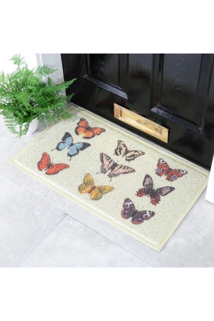 Artsy Mats Butterflies Doormat - Size: 40 cm x 70 cm - image 1