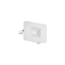 Loops IP65 Outdoor Wall Flood Light White Adjustable 10W Built in LED Porch Lamp - thumbnail 1