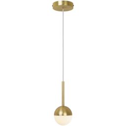 Nordlux Modern Indoor Pendant Light Brass Metal G9 Hand Blown Glass - Mains Powered, IP20 in Gold - thumbnail 1