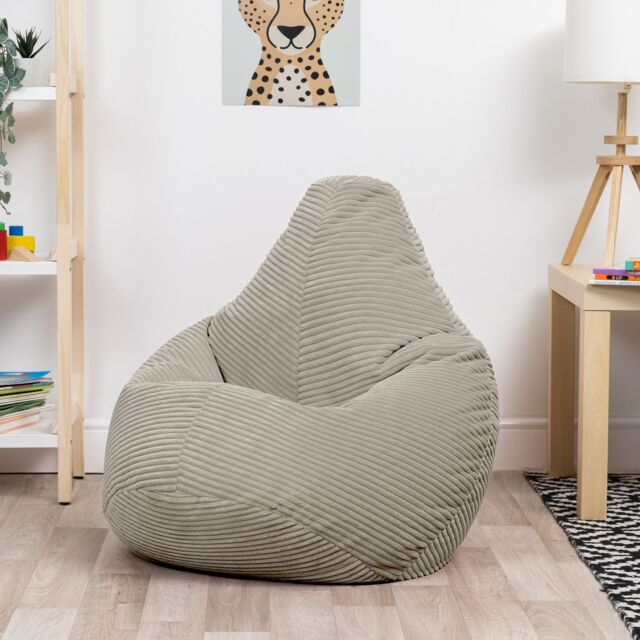 icon Kids Bean Bag, Dalton, Corduroy in Beige - image 1